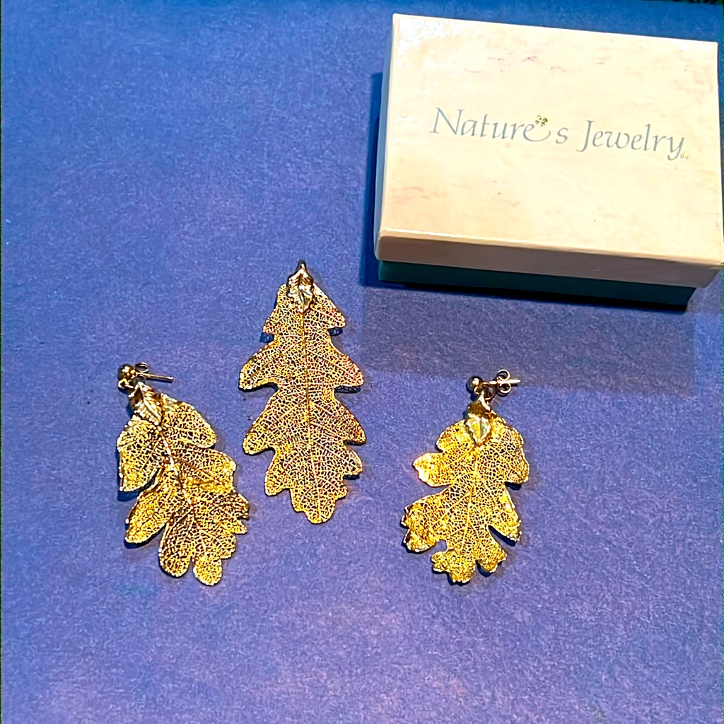 Gold Dipped Earrings/Charm